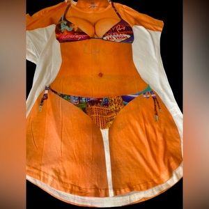 Novelty Bikini “Welcome To Fabulous Las Vegas” T-Shirt Dress-Cover-Up! So GREAT!
